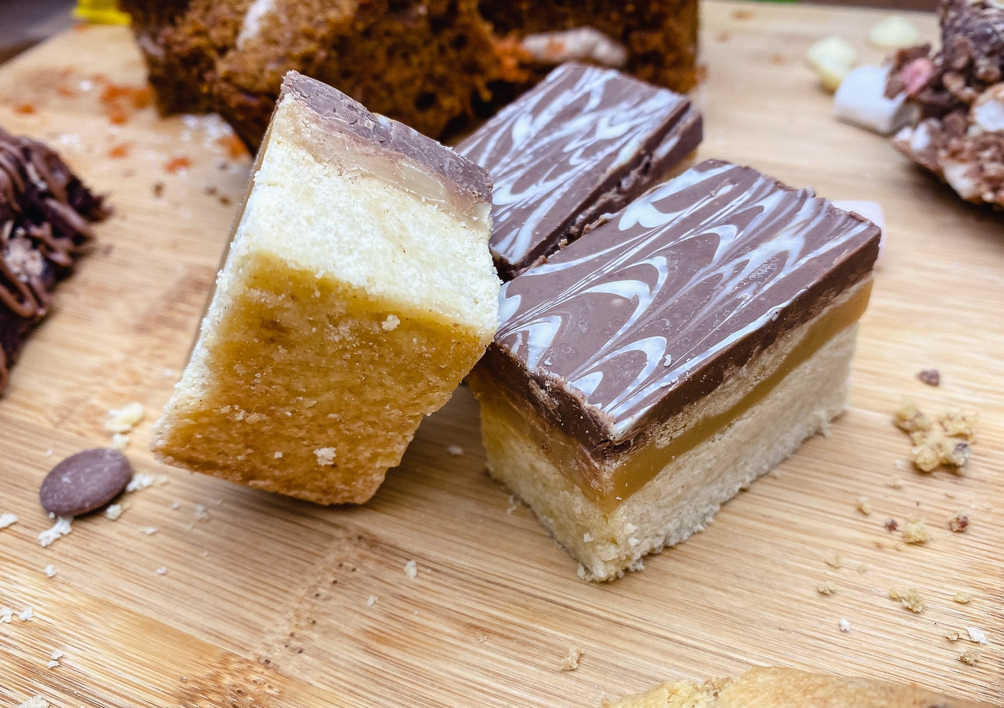 Millionaire's Shortbread chunks