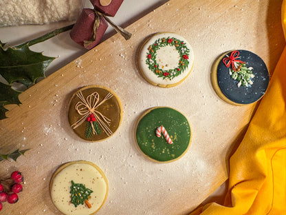 Decorated Christmas Biscuits