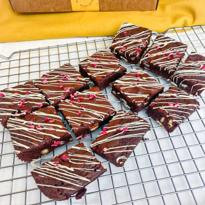 Gluten-Free Red Velvet Brownie Box