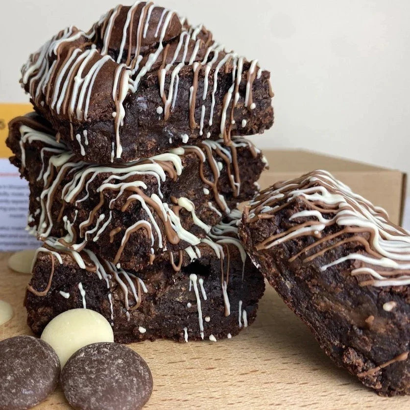 Gluten Free and Dairy Free Triple Chocolate Brownies