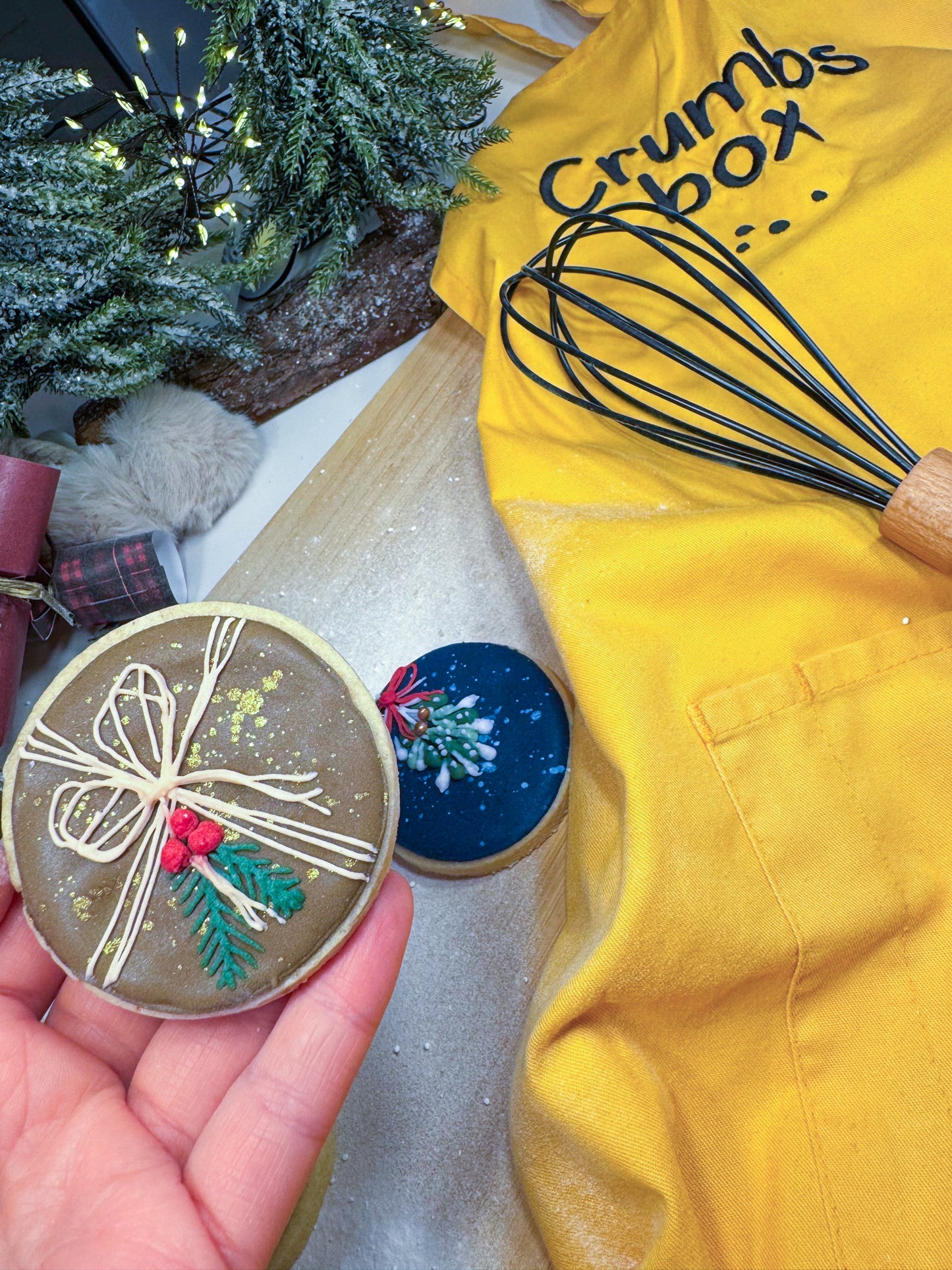 Decorated Christmas Biscuits