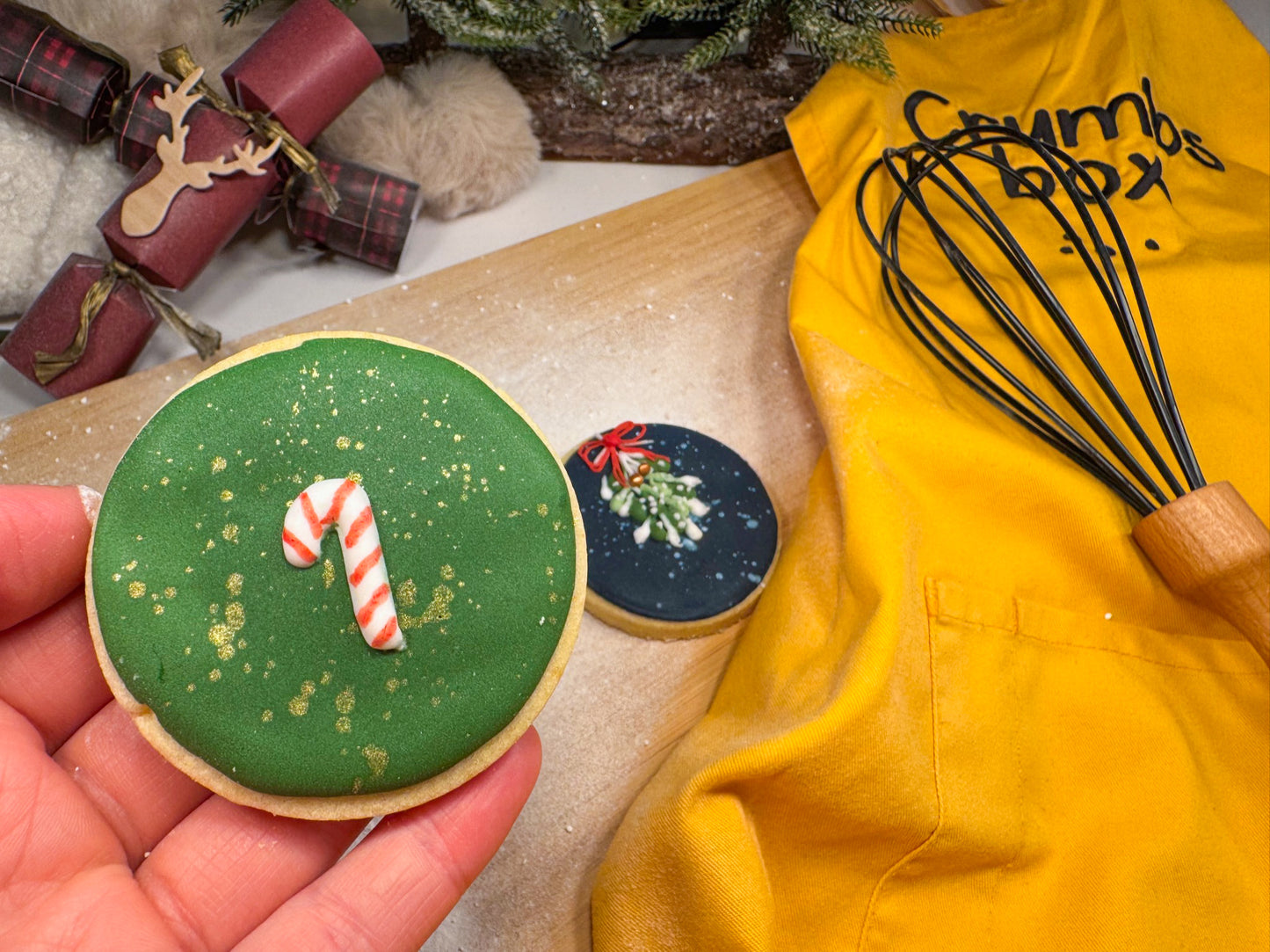 Decorated Christmas Biscuits