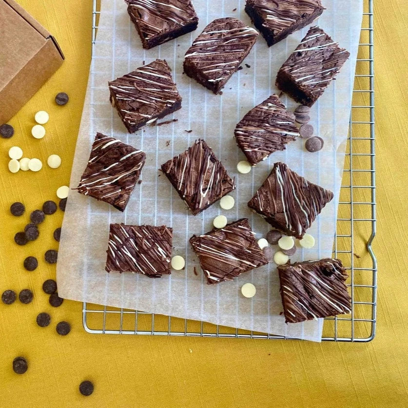 Gluten Free and Dairy Free Triple Chocolate Brownies