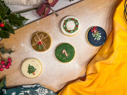 Decorated Christmas Biscuits