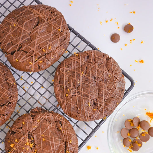 Orange Milk Chocolate Cookies