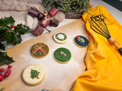 Decorated Christmas Biscuits