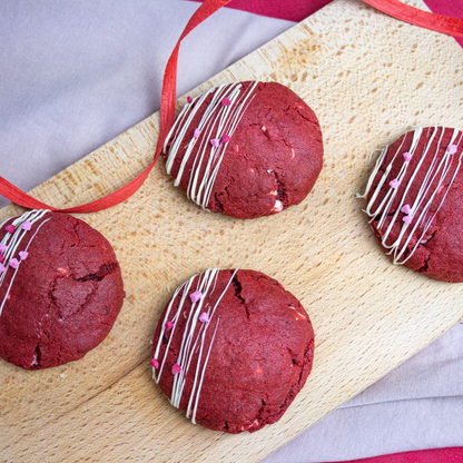 Red velvet cookies